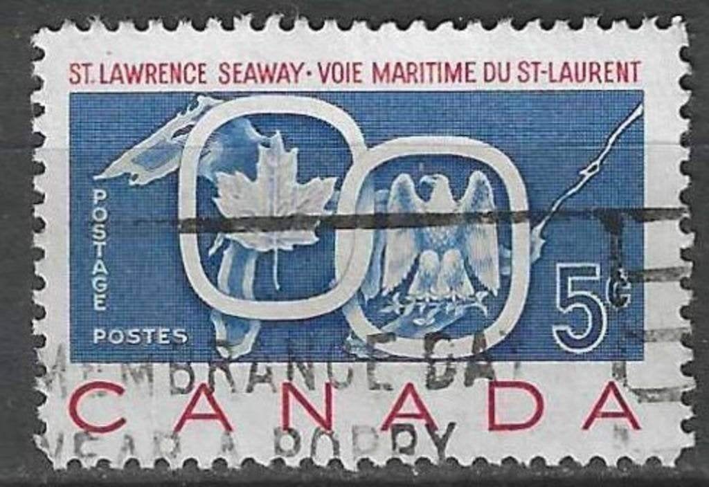 Canada 1959 - Yvert 314 - De St. Lawrence Seaway (ST), Verzenden, Gestempeld, Noord-Amerika