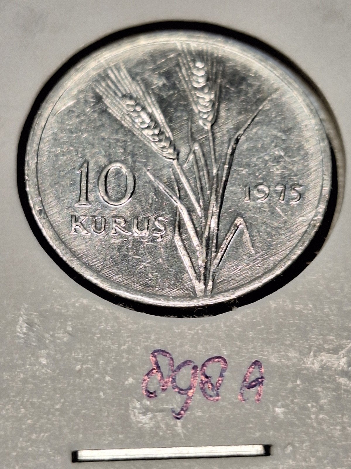 Turkije 10 kurus 1975, Ophalen of Verzenden, Overige landen