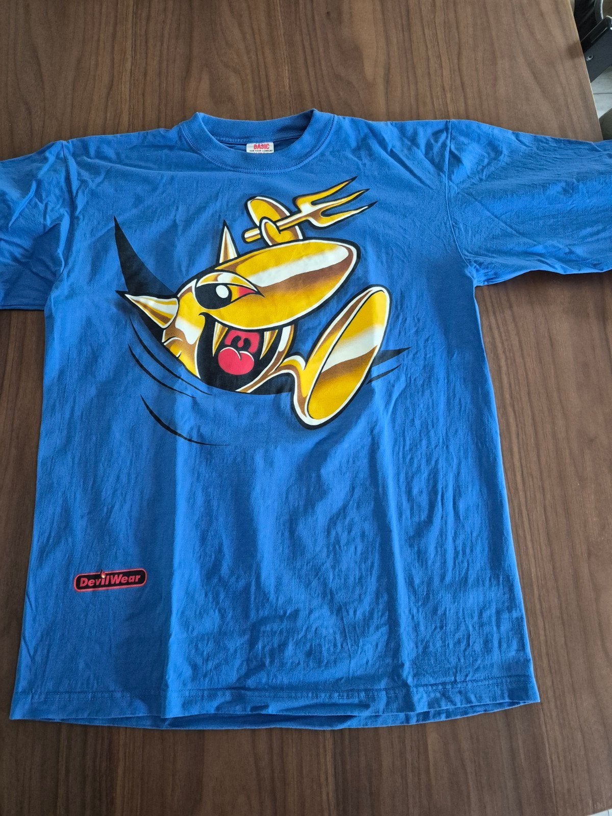 DevilWear Happy Hardcore - Maat XL, Ophalen of Verzenden, Zo goed als nieuw, Maat 56/58 (XL), Blauw