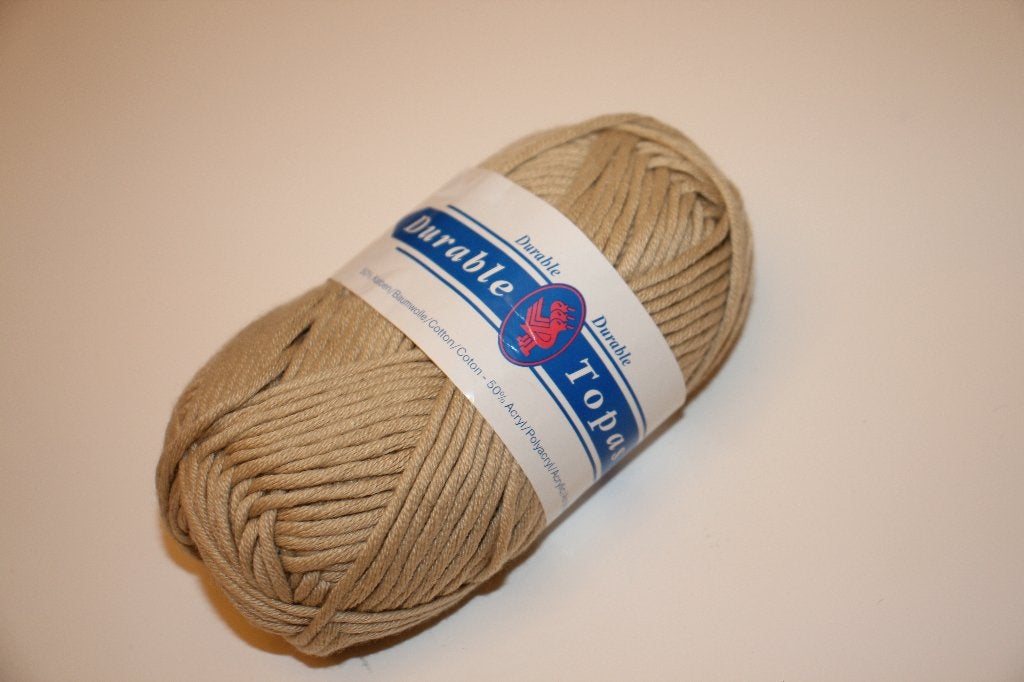 Durable topas 50%/50% katoen acryl - beige 6104 #3625, Ophalen of Verzenden, Nieuw, Breien, Wol of Garen