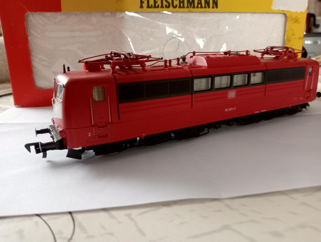 Fleischmann E-Lok 151 DB, Hobby en Vrije tijd, Modeltreinen | H0, Gebruikt, Verzenden, Fleischmann, Gelijkstroom