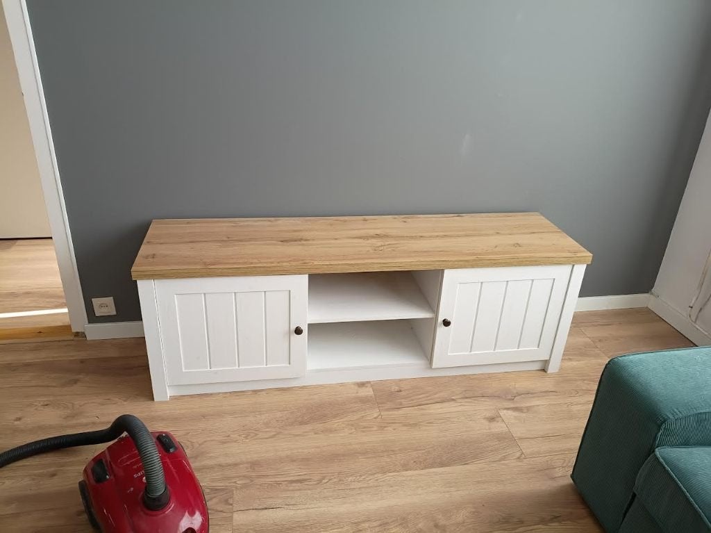 tv meubel, Ophalen, Minder dan 50 cm, Gebruikt, 100 tot 150 cm