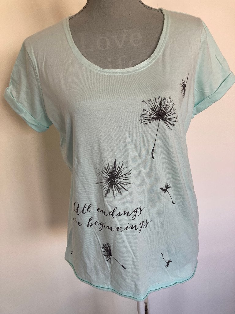 Top/T-shirt - Rituals, Maat 38/40 (M), Korte mouw, Gedragen, Groen