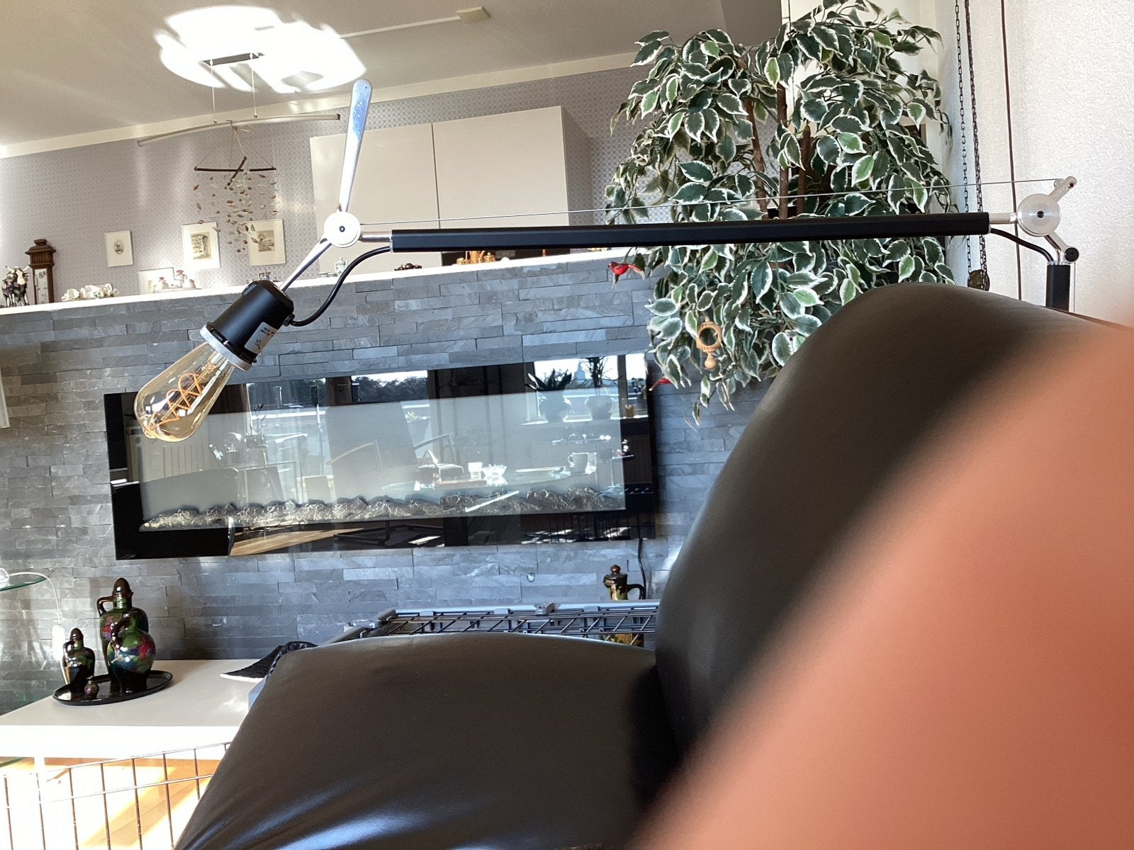 Gezocht: Zwarte lampenkap voor Artemide Tolomeo vloerlamp, Gebruikt, Zwart, Ophalen of Verzenden, Textiel