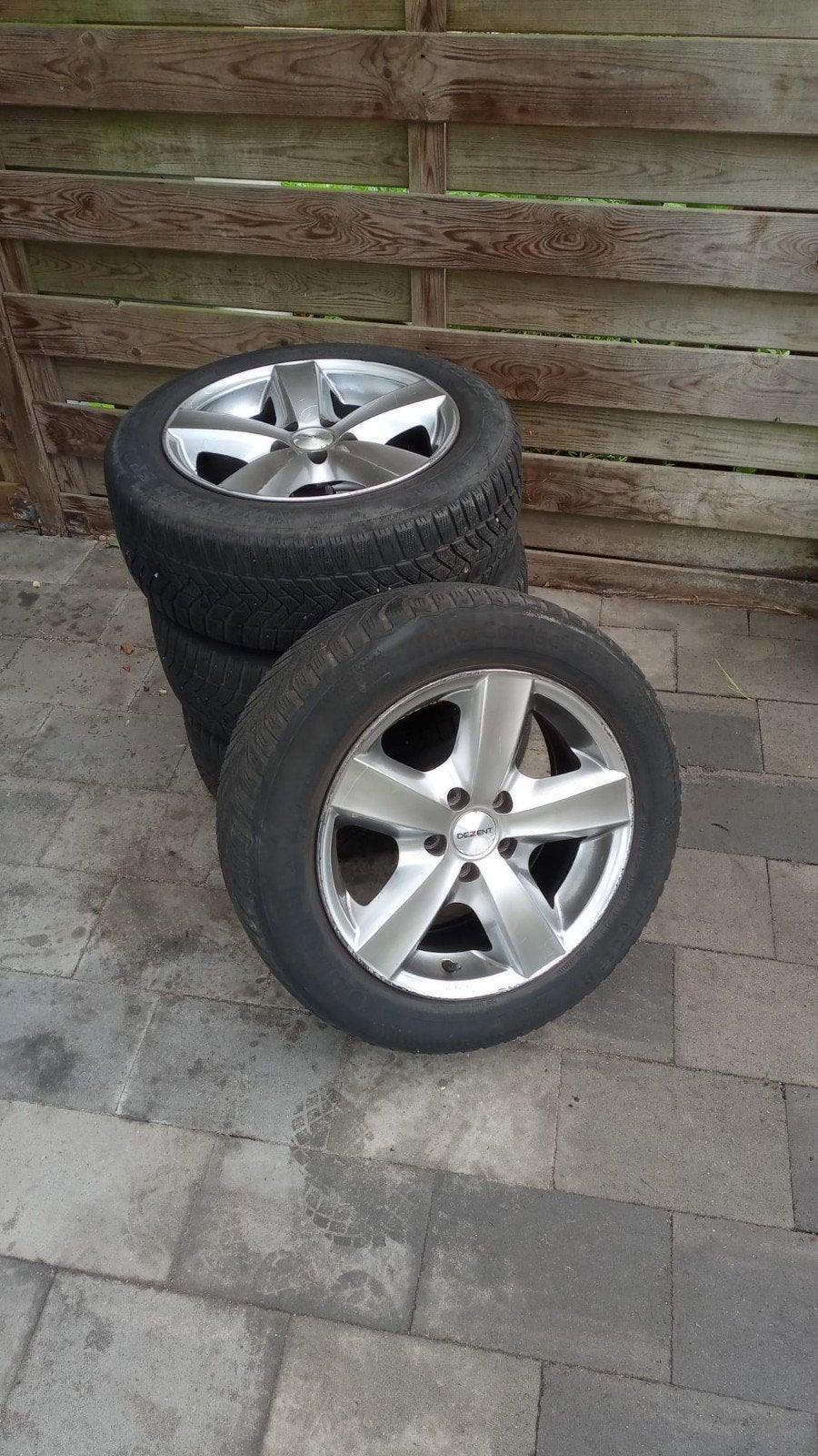 4 winterbanden met lichtmetalen velgen, Ophalen, 16 inch, Band(en), 205 mm