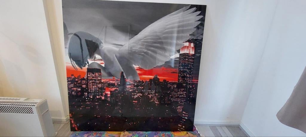 Cobra Art Engel Waakt Over de Stad - Limited Editie, Ophalen