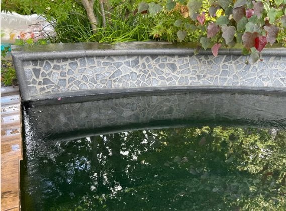 Donkergrijze natuursteen brokken voor vijver of tuin, Tuin en Terras, Ophalen, Nieuw