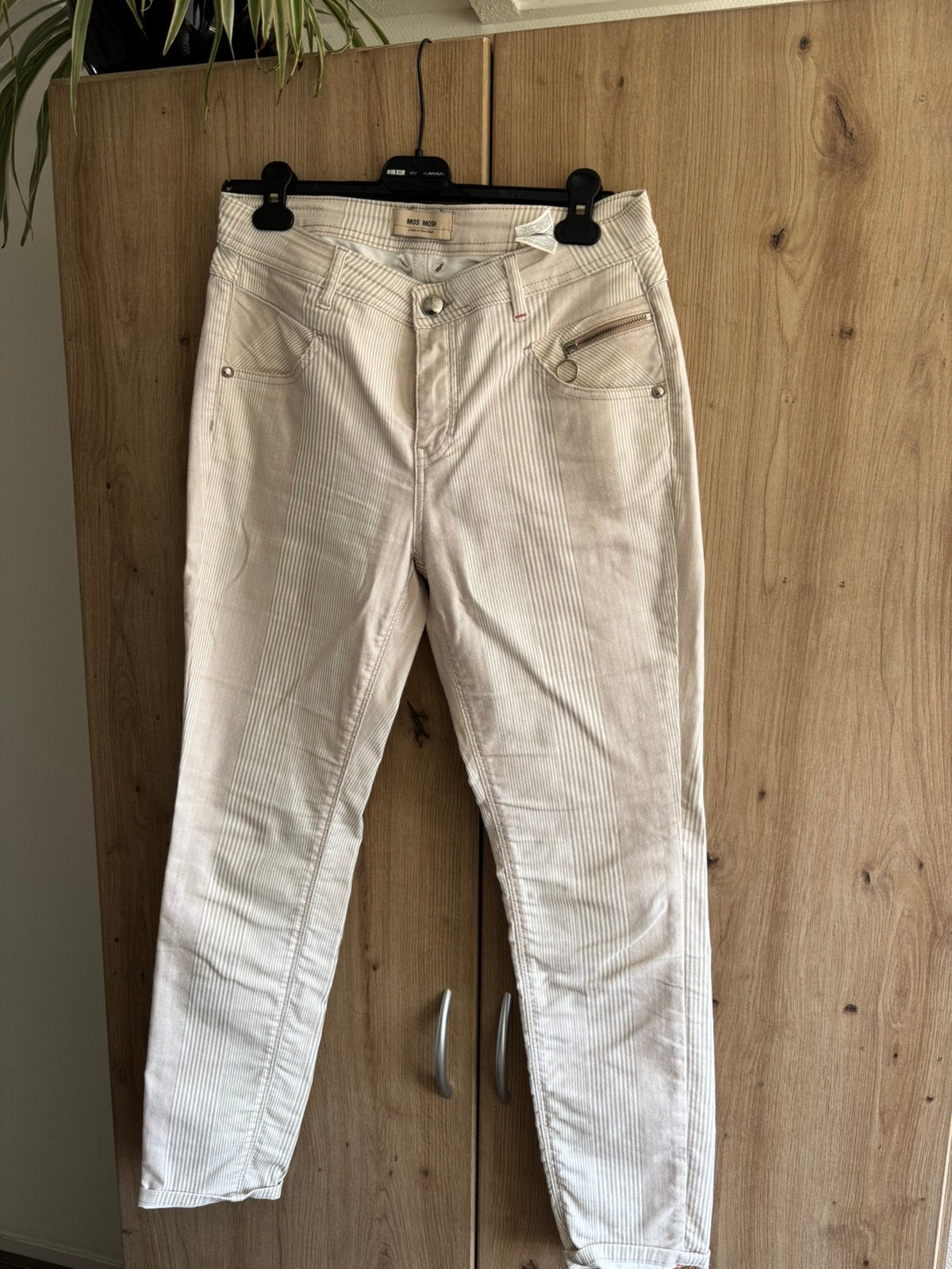 Mos Mosh broek, Kleding | Dames, Maat 38/40 (M), Beige, Ophalen of Verzenden, Zo goed als nieuw