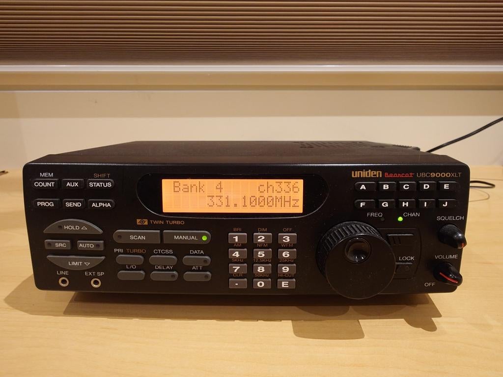 Uniden Bearcat UBC9000XLT Basis Scanner met Discriminator, Telecommunicatie, Scanners, Ophalen of Verzenden
