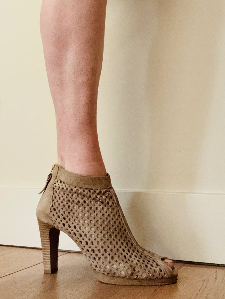 Schoenen, open pumps, maat 39, Geox, Pumps, Beige, Ophalen of Verzenden