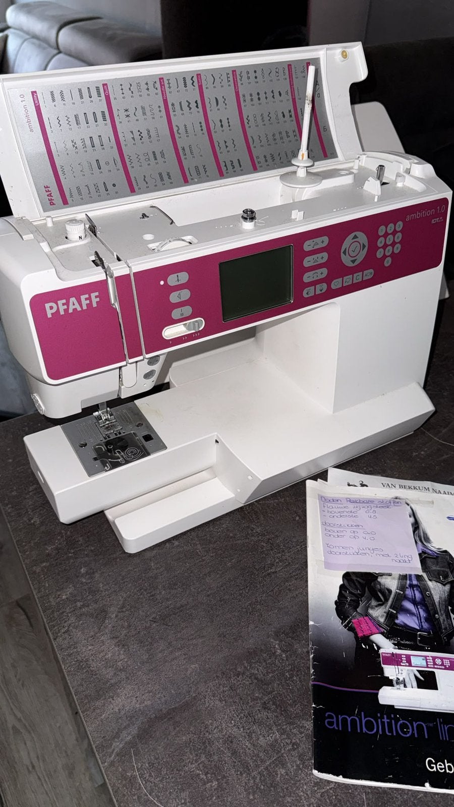 PFAFF ambition 1.0, Ophalen of Verzenden, Zo goed als nieuw, Naaimachine, Pfaff