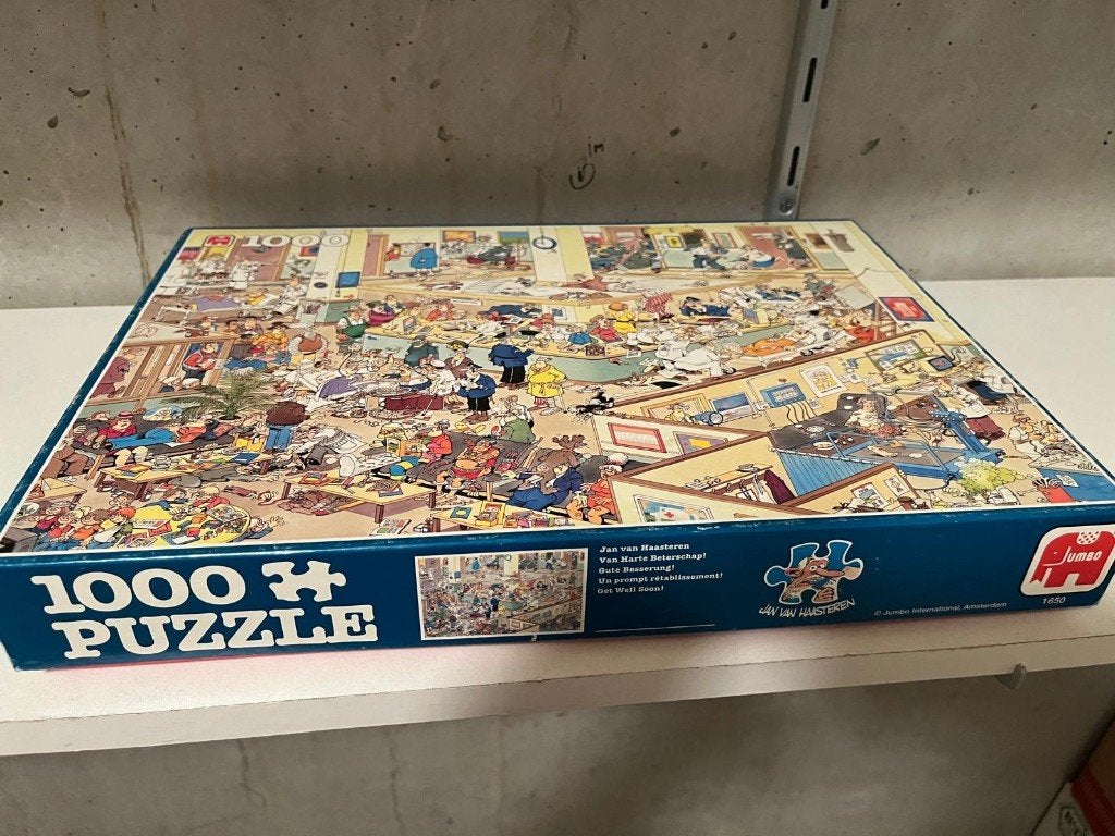 Diverse Jan Van Haasteren puzzels (1000 stukjes, zie beschr), Ophalen of Verzenden, 500 t/m 1500 stukjes, Zo goed als nieuw, Legpuzzel