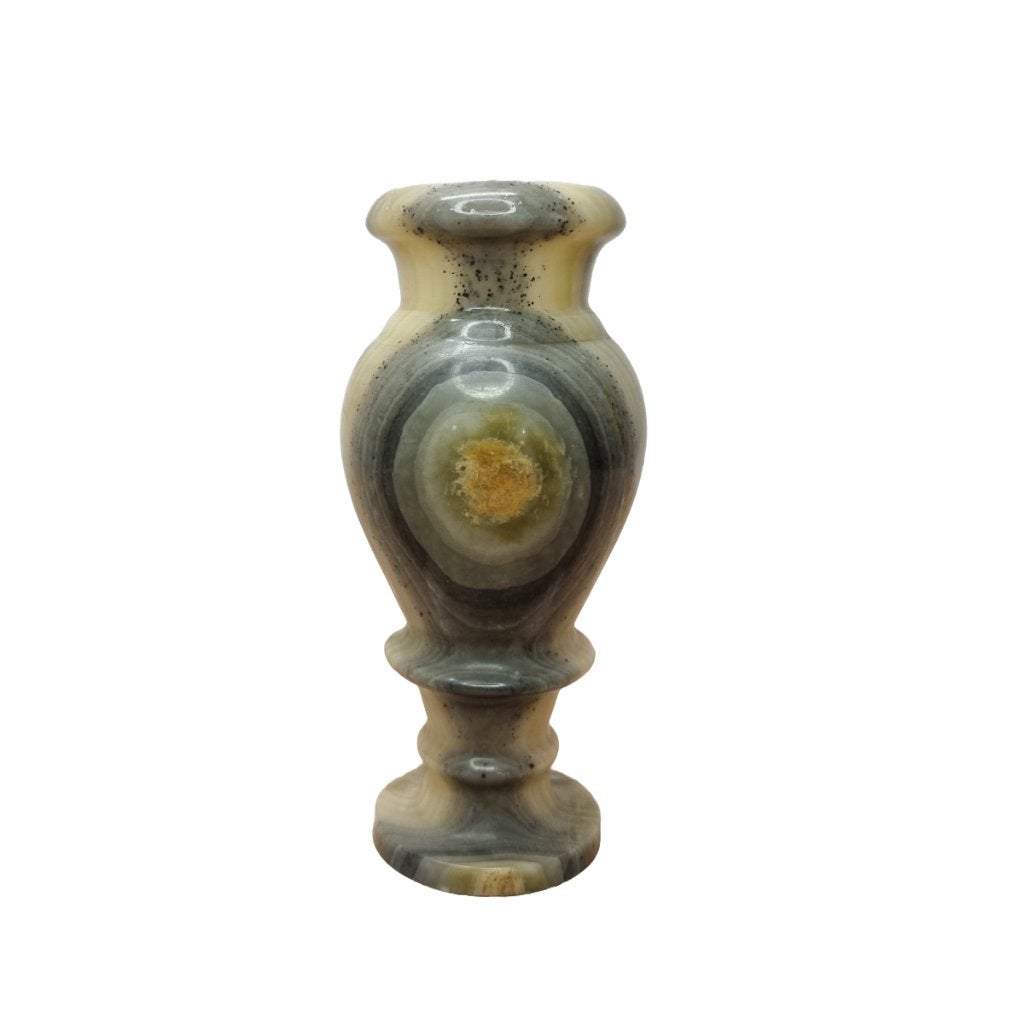 Vintage onyx marmeren vaas, Ophalen of Verzenden