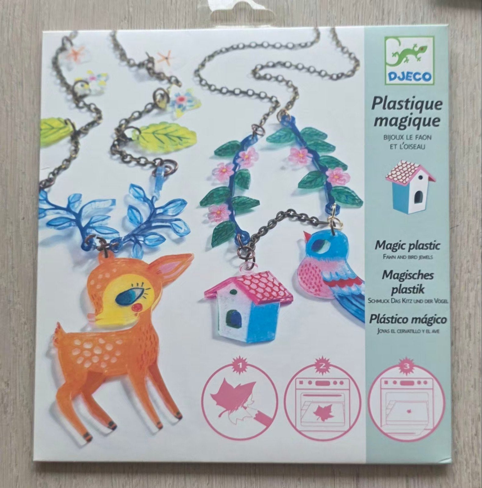 Djeco Magic Plastic Hanger Set - Herten en Vogels, Ophalen of Verzenden, Nieuw, Hanger