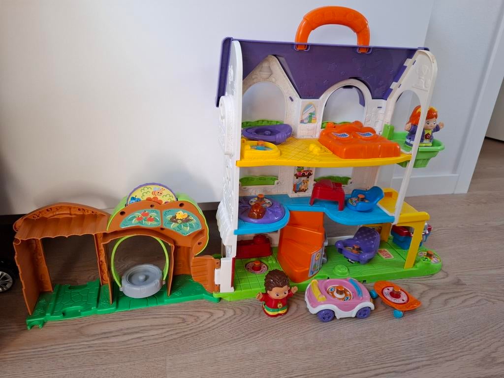 Fisher-Price Little People Speelhuis met accessoires, Kinderen en Baby's, Speelgoed | Overig, Ophalen of Verzenden, Gebruikt, Jongen of Meisje