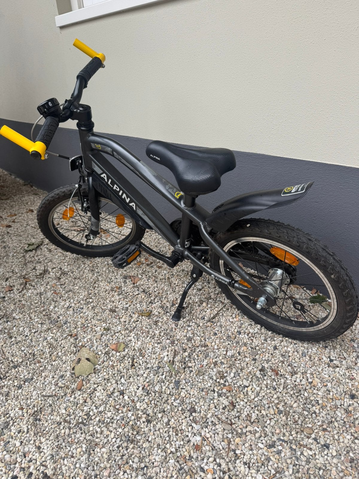 Alpina jongensfiets - 16 inch, Ophalen, Zo goed als nieuw, 16 inch, Handrem