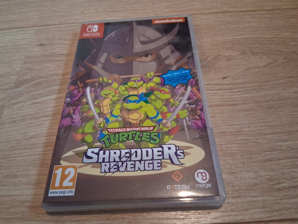 Nintendo Switch Shredder's Revenge Ninja Turtles - zgan, Ophalen, Vechten, Zo goed als nieuw, 3 spelers of meer
