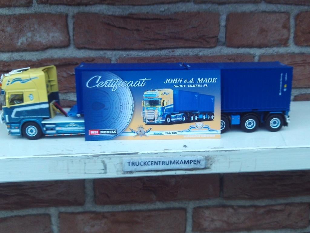 WSI  Scania  R4  Topline  van  John  van  de  Made., Ophalen of Verzenden, Nieuw, Bus of Vrachtwagen, Wsi