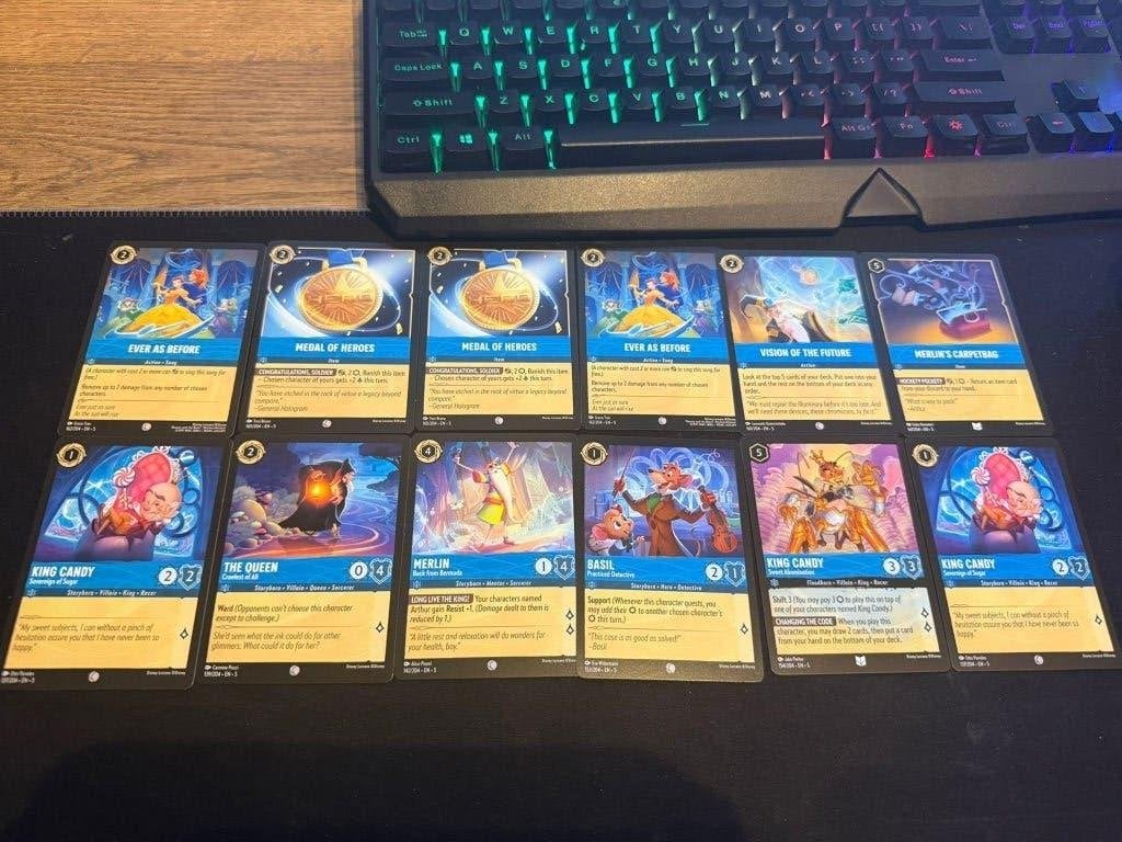 Disney Lorcana TCG - Set 5 Shimmering Skies Non-Foils, Tickets en Kaartjes, Eén persoon
