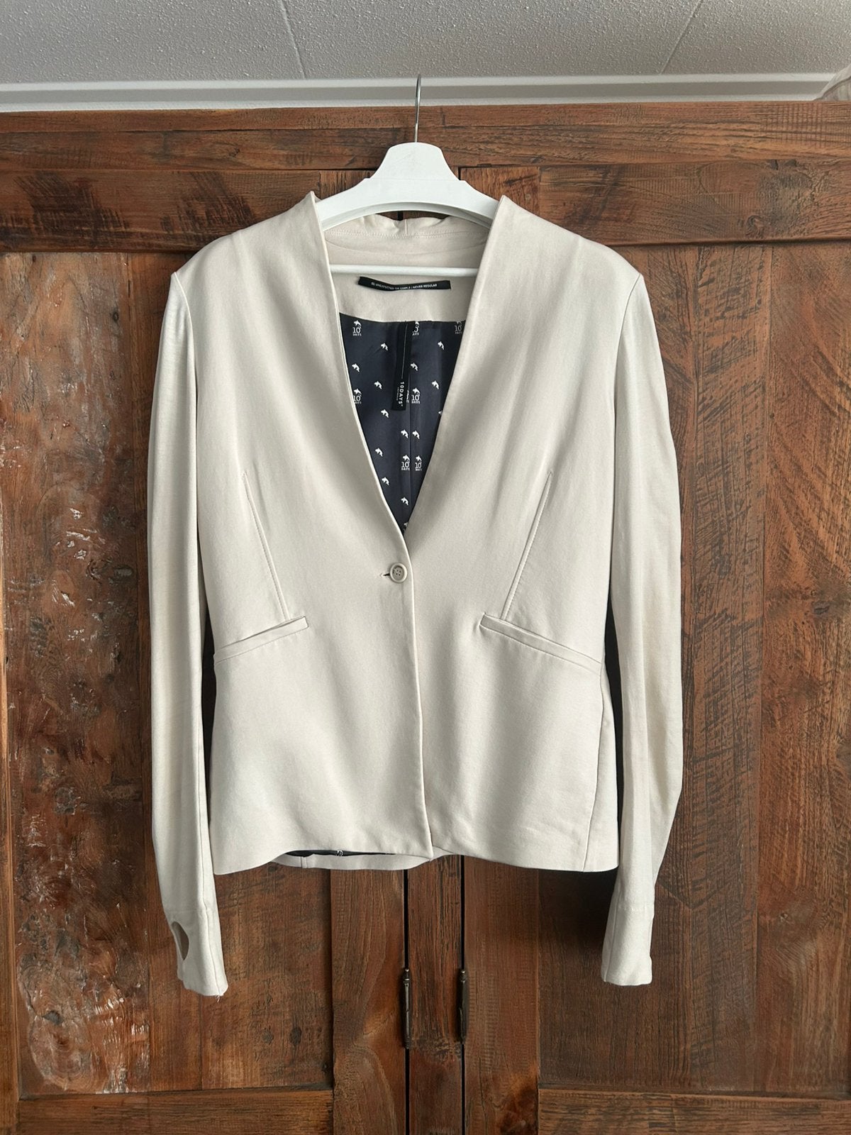 Blazer jasje van 10 days, Ophalen of Verzenden, Zo goed als nieuw, Maat 42/44 (L), Beige