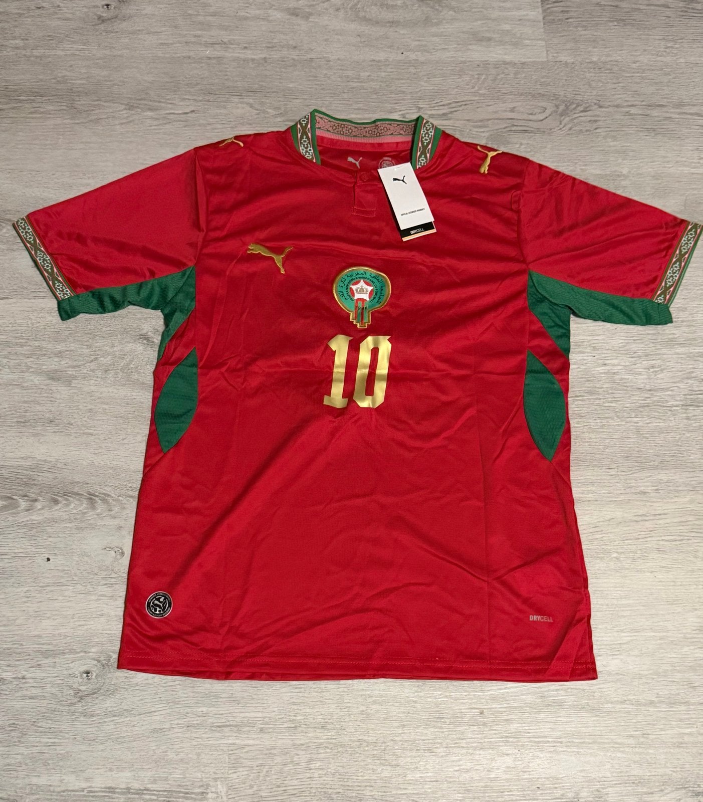 Puma Marokko Thuisshirt Brahim Diaz Maat L, Maat 52/54 (L), Nieuw, Ophalen of Verzenden, Voetbal