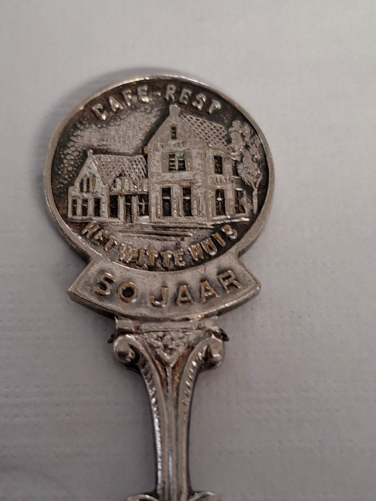 Suikerschep 'Het Witte Huis 50 Jaar', Antiek en Kunst, Ophalen of Verzenden