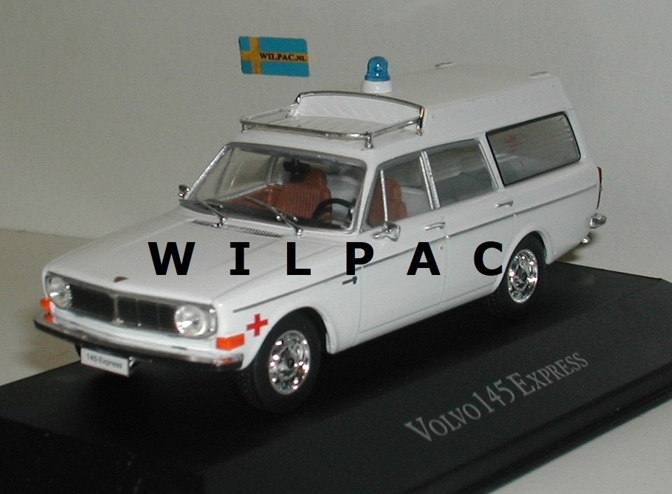 Volvo 145. Express ambulance ziekenauto . Atlas schaal 1:43., Hobby en Vrije tijd, Modelauto's | 1:43, Ophalen of Verzenden, Nieuw
