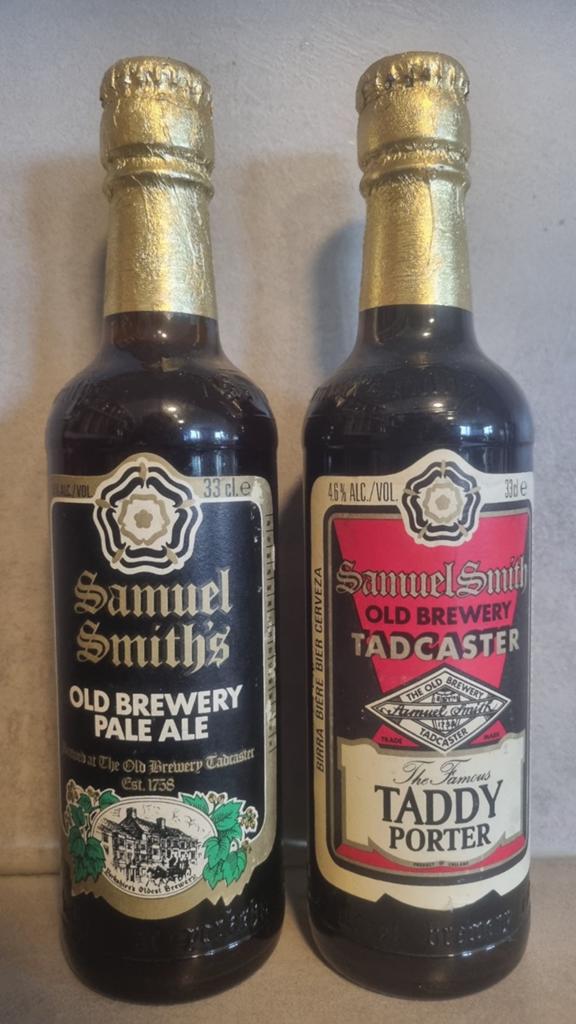 2x Samuel Smith '88 - The Old Brewery, Tadcaster, Yorkshire, Ophalen of Verzenden, Zo goed als nieuw, Flesje(s), Overige merken