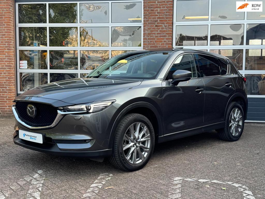 Mazda CX-5 2.5 SkyActiv-G 194 Signature, leder, navi, schuif, Auto's, Mazda, Gebruikt, Zwart, 4 cilinders, 2000 kg