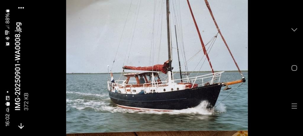 Motorsailer van Wieren - Opknapper met potentie, Watersport en Boten, Gebruikt, Staal, Binnenboordmotor, Diesel