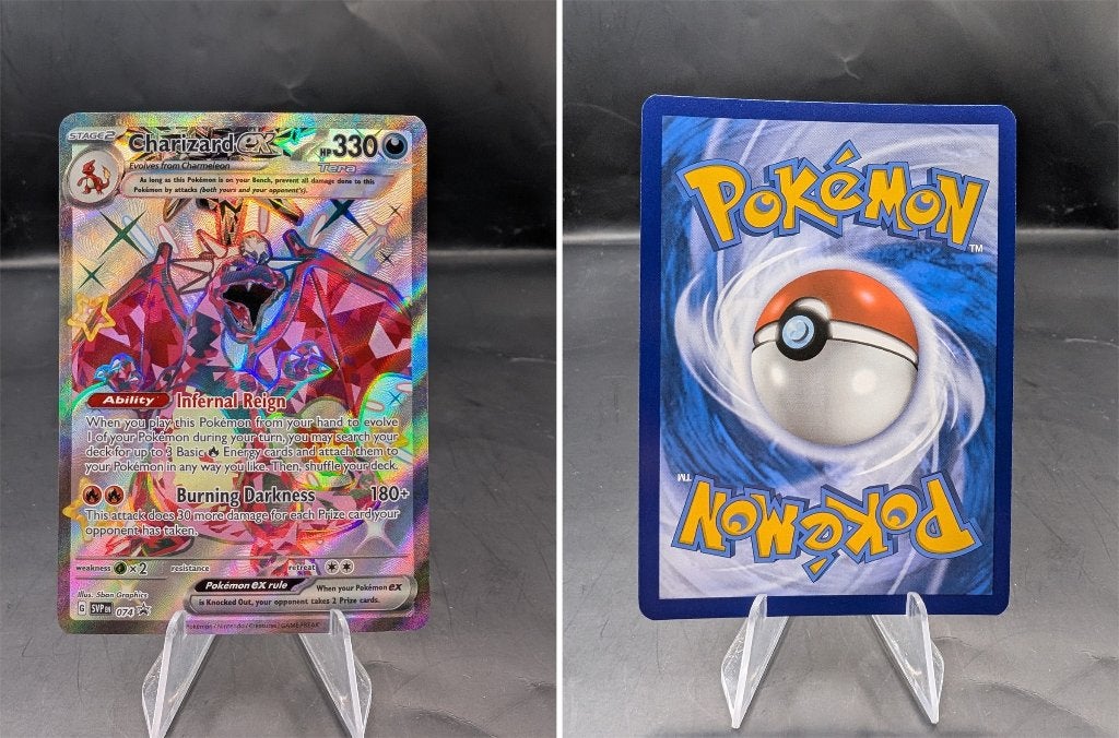 Charizard ex SV Black Star Promos (SVP 074) - Near Mint, Ophalen of Verzenden, Zo goed als nieuw, Losse kaart