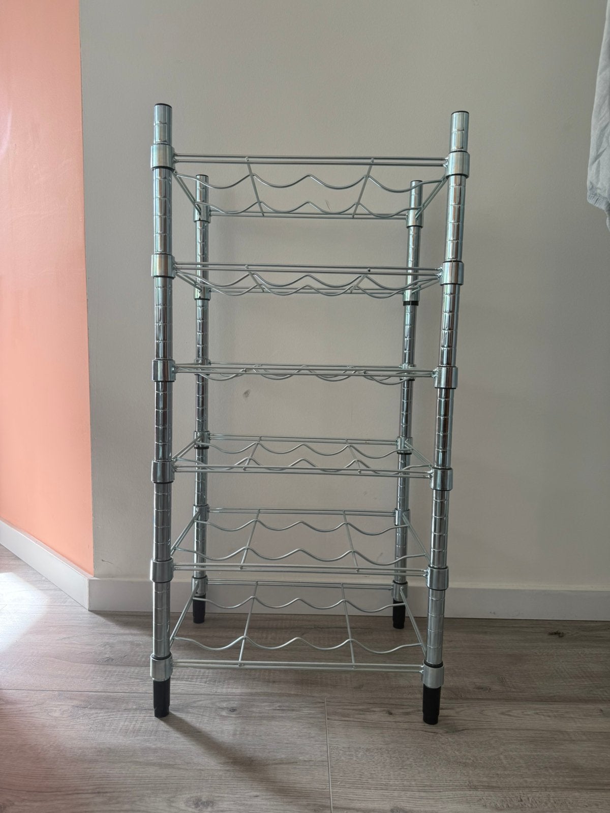IKEA OMAR wijnrek / flessenrek – nieuw & gemonteerd – €15, Huis en Inrichting, Ophalen, Zo goed als nieuw, Metaal