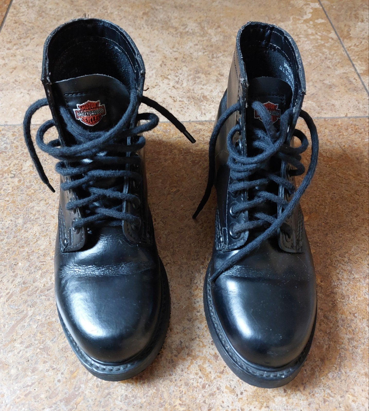 Harley Davidson dames motor schoenen maat 37, Zwart, Lage of Enkellaarzen, Ophalen of Verzenden, Zo goed als nieuw