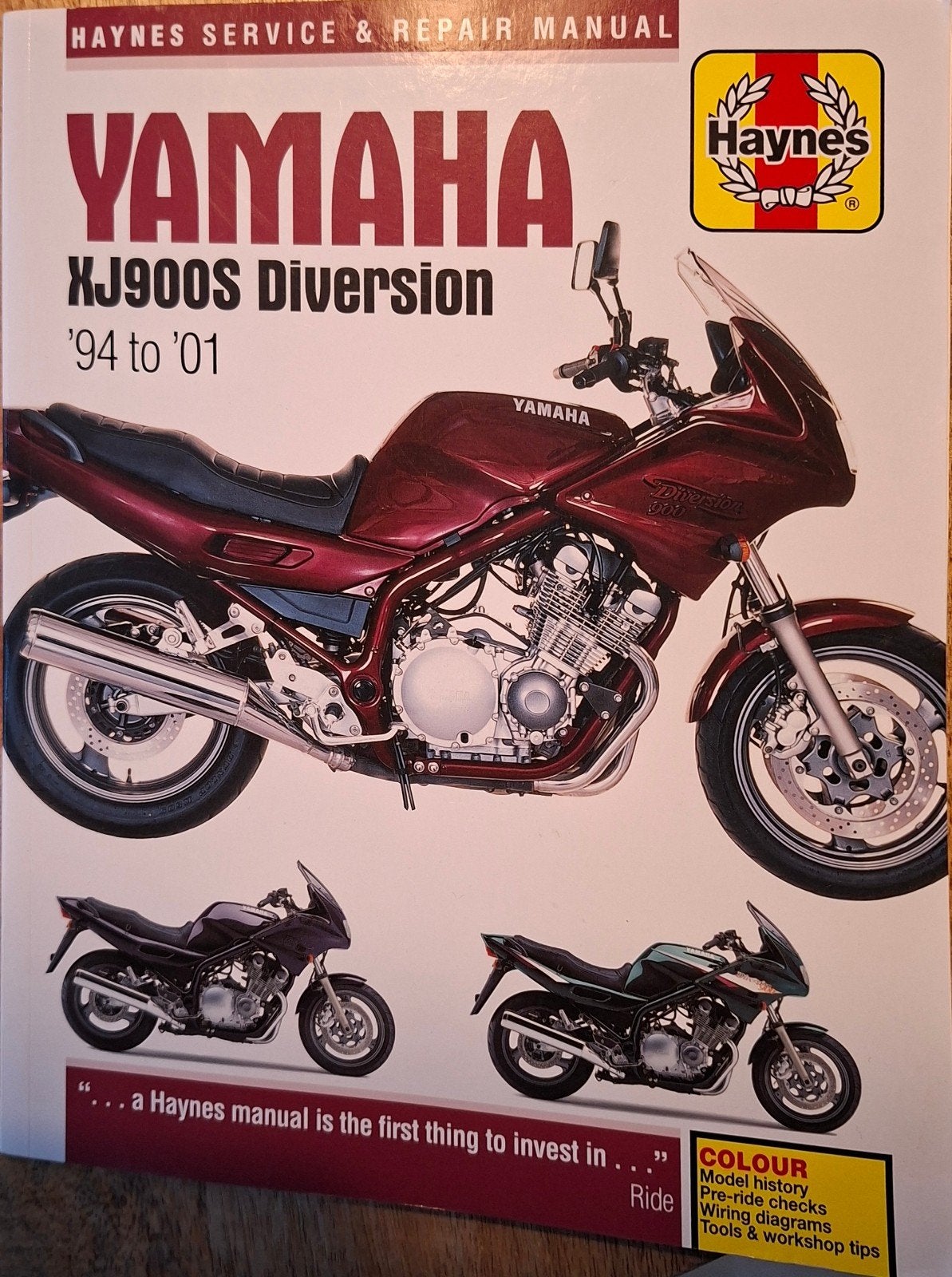 Werkplaatshandboek Yamaha XJ 900 Diversion (nieuw), Ophalen, Yamaha
