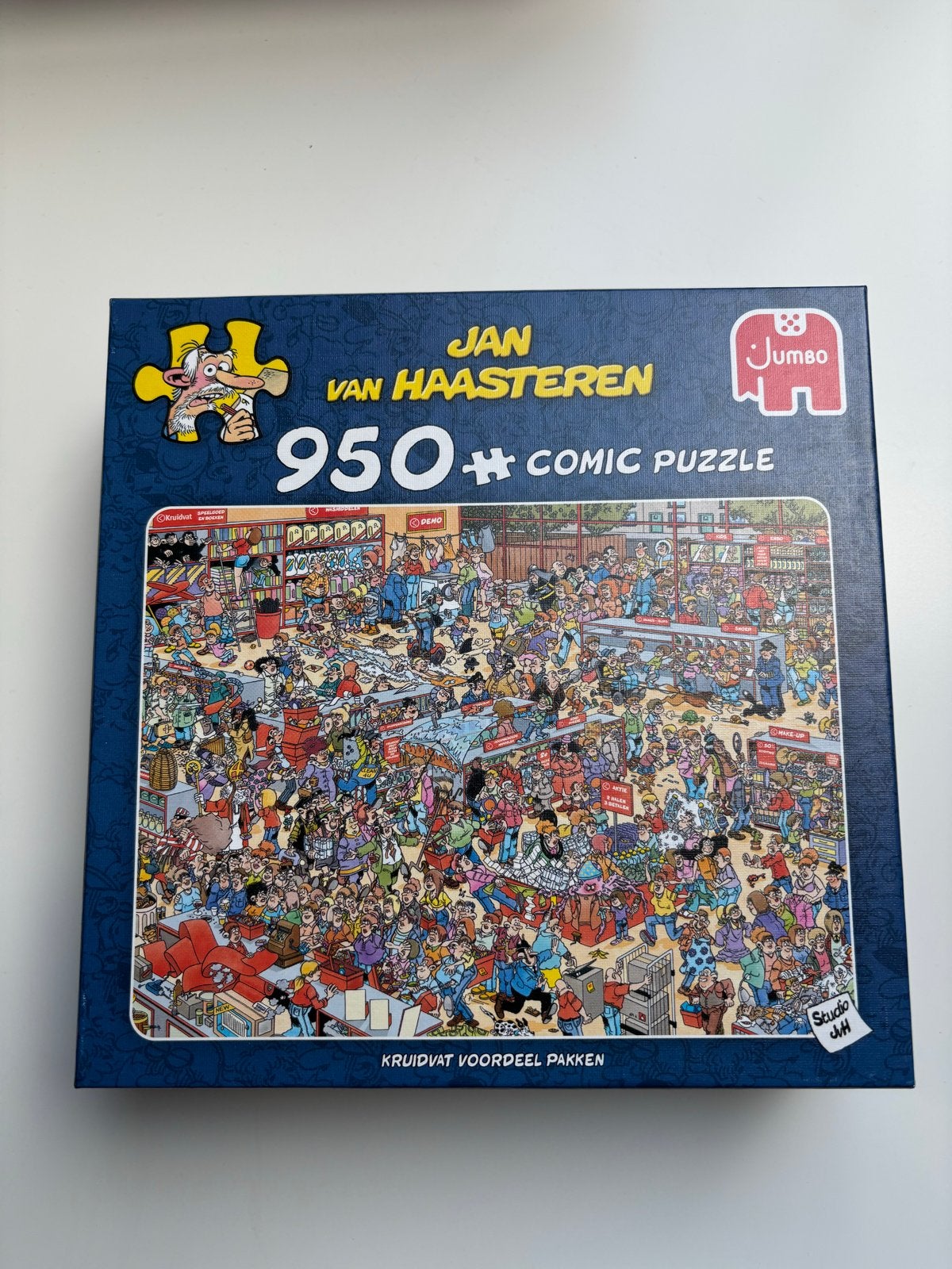 Jan van Haasteren Kruidvat Voordeel Pakken 950 stukjes, Hobby en Vrije tijd, Denksport en Puzzels, Ophalen of Verzenden, 500 t/m 1500 stukjes