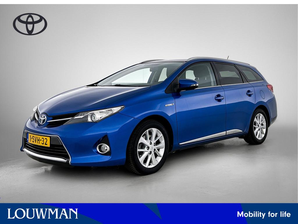 Toyota Auris Touring Sports 1.8 Hybrid Lease | Panoramadak |, Gebruikt, Zwart, Blauw, Origineel Nederlands