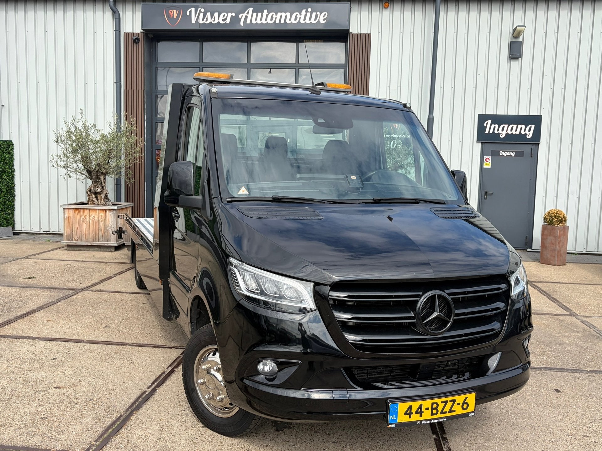 Mercedes-Benz Sprinter 319 3.0 CDI*Oprijwagen*V6*Tijhof*Luch, Automaat, Achterwielaandrijving, Gebruikt, Multifunctioneel stuurwiel