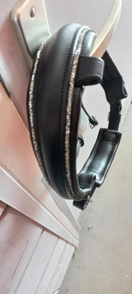 Neusriem met glitter zilver, Ophalen of Verzenden, Zo goed als nieuw, Dressuur