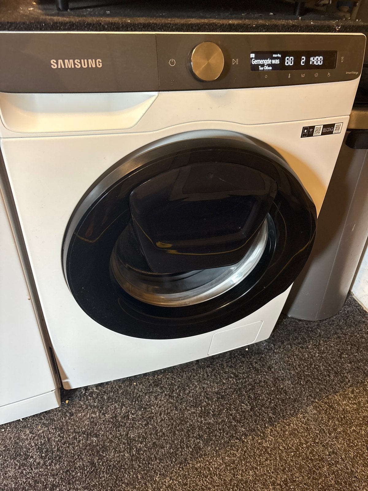Samsung Wasmachine - Zo goed als nieuw, 1200 tot 1600 toeren, 8 tot 10 kg, Ophalen of Verzenden, Zo goed als nieuw
