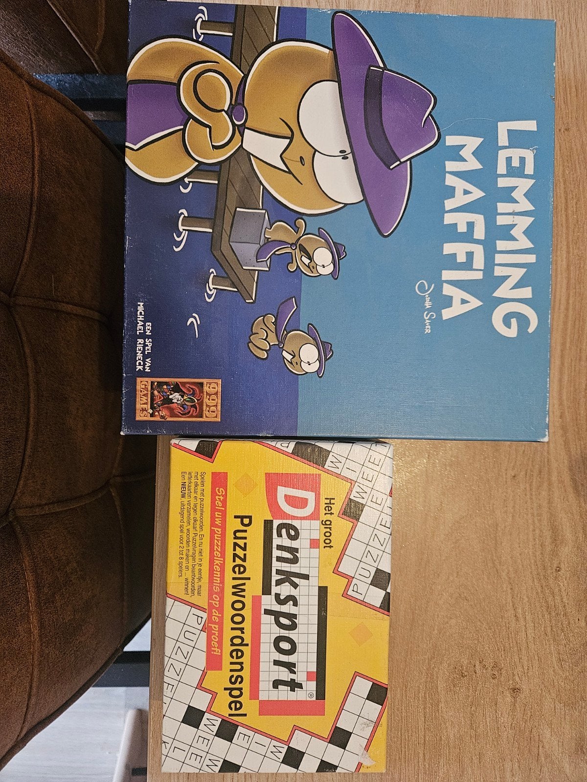GRATIS SPELLEN: Lemming Maffia & Denksport Puzzelwoordenspel, Hobby en Vrije tijd, Ophalen of Verzenden, Minder dan 500 stukjes