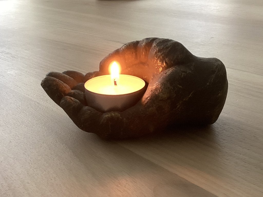 Herdenkingshandje ( waxine lichtje) Geert Kunen, Ophalen of Verzenden, Nieuw
