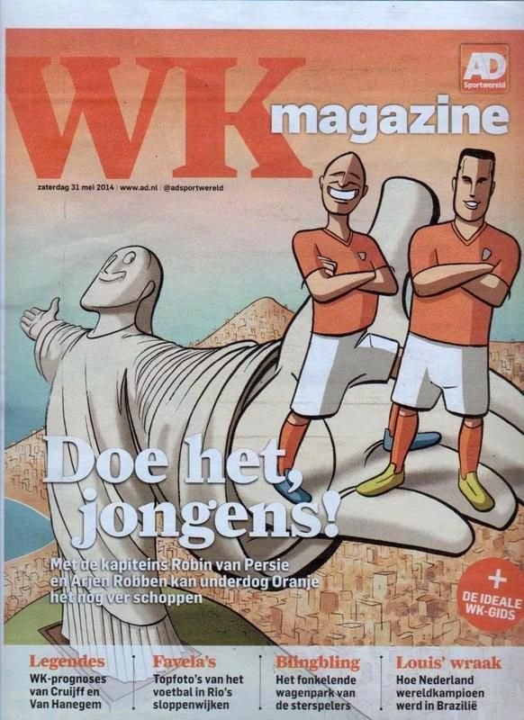 WK Magazine 31 mei 2014, Ophalen of Verzenden, Zo goed als nieuw, Buitenlandse clubs, Boek of Tijdschrift