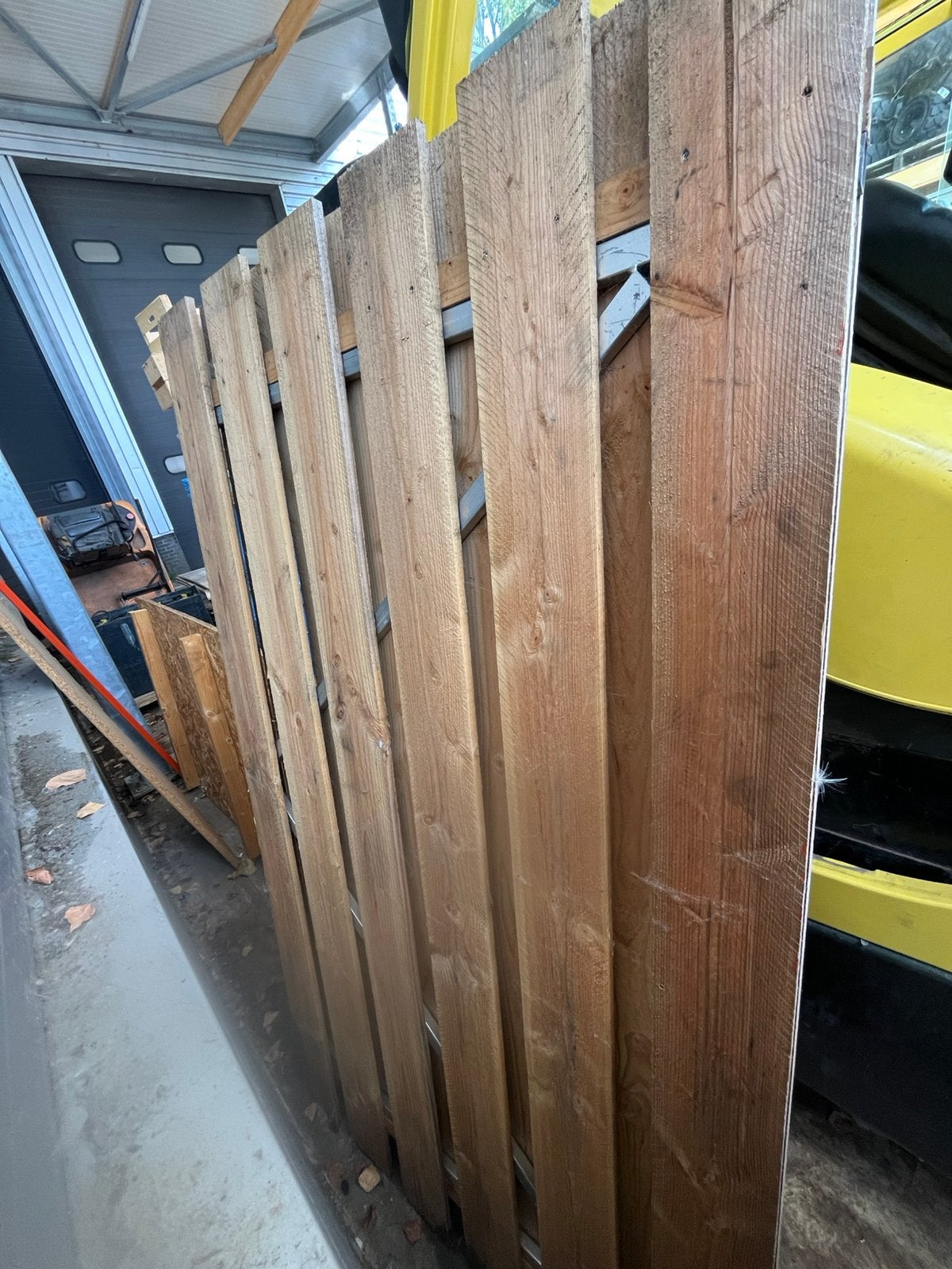 Douglas poorten, Ophalen, Zo goed als nieuw, 150 tot 200 cm, Hout