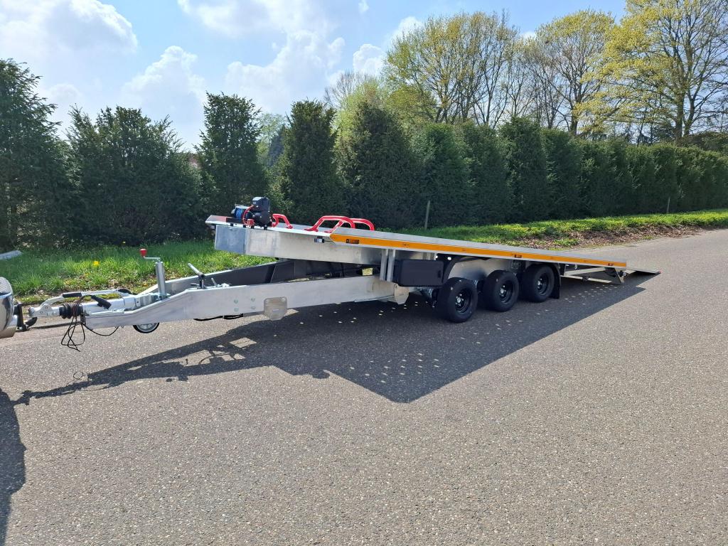 Kantelbare aluminium autotransporter 541x221 3500kg Gromex, Auto diversen, Aanhangers en Bagagewagens, Nieuw