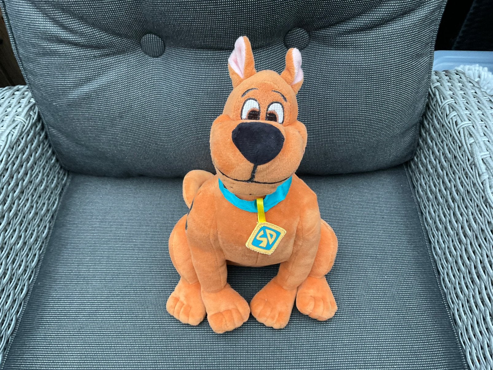 Nieuwe zgan Scooby Doo knuffel pluche ca 30cm, Ophalen, Overige figuren, Zo goed als nieuw, Beeldje of Figuurtje