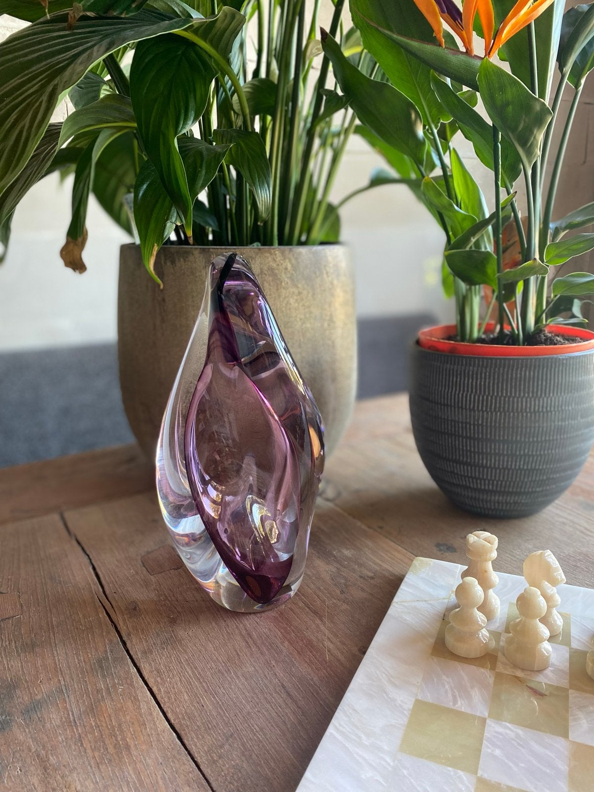 Uniel glas geblazen decoratie, Antiek en Kunst, Ophalen