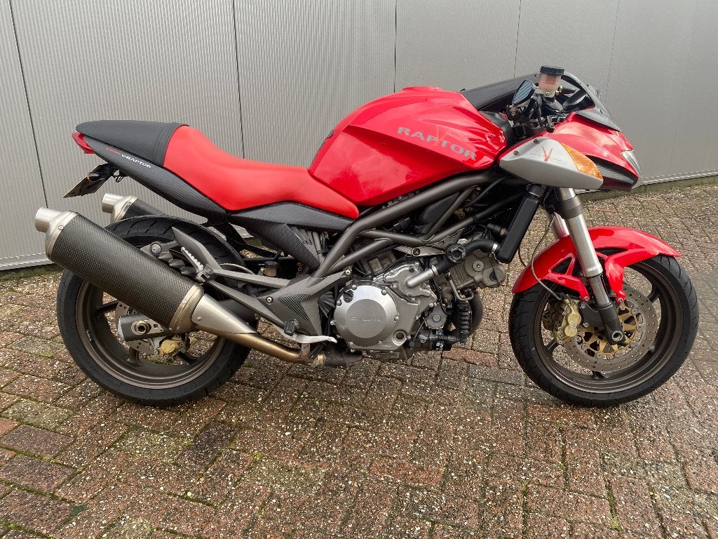 Zeldzame Cagiva V-Raptor 1000 lage km stand, Motoren, Handvatverwarming, 2 cilinders, Gebruikt, Particulier