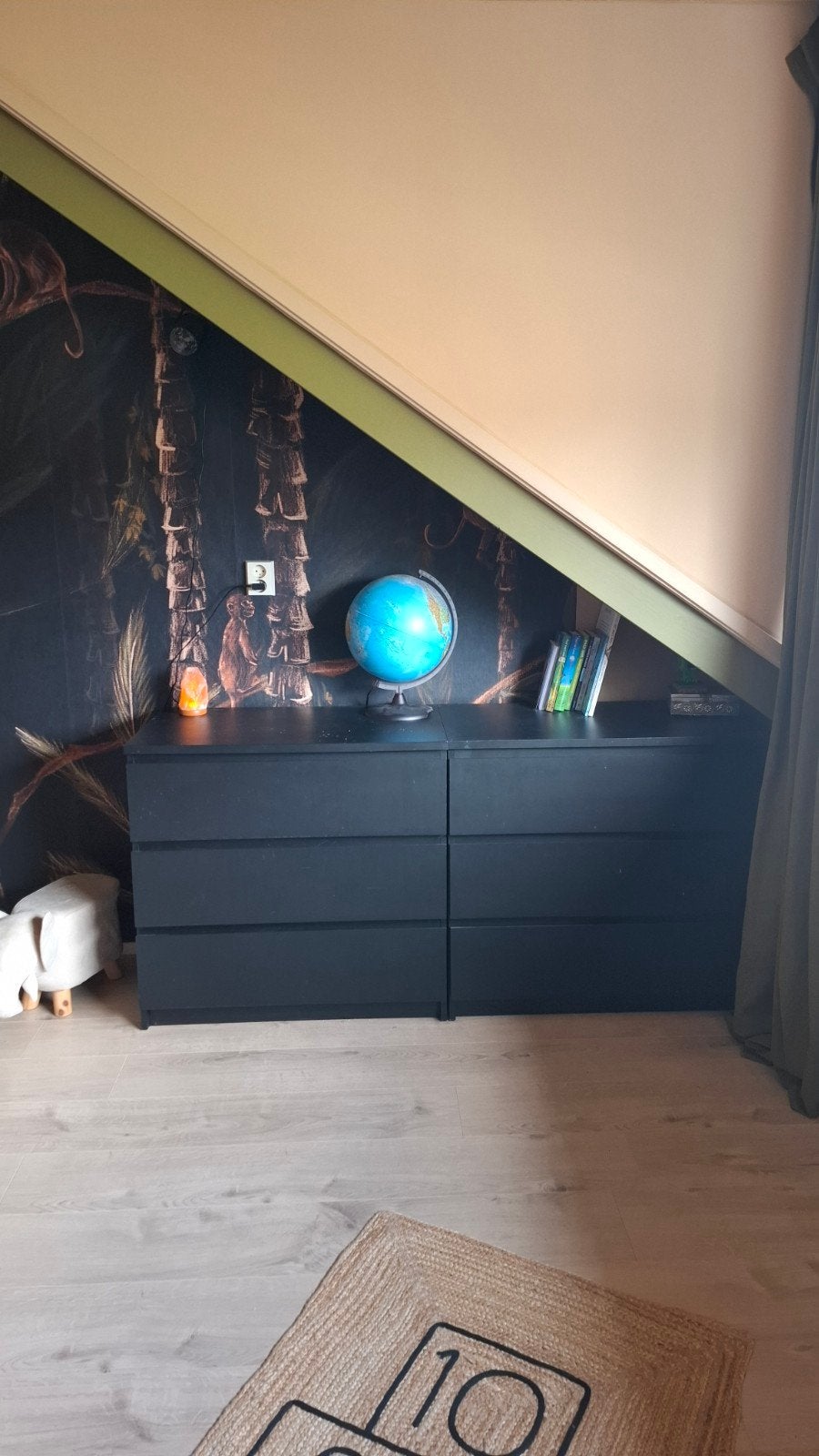 2x IKEA MALM ladekast - Zwart, Ophalen, Gebruikt, 100 tot 150 cm, 3 of 4 laden