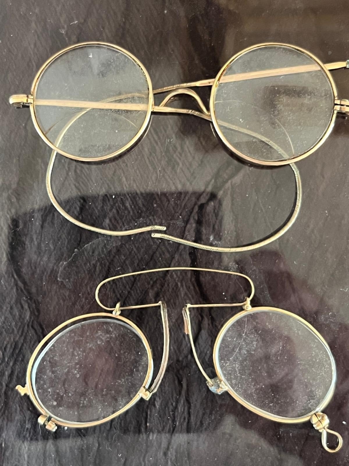 Oude brillen en pince-nez - Vintage optiek, Antiek en Kunst, Ophalen of Verzenden