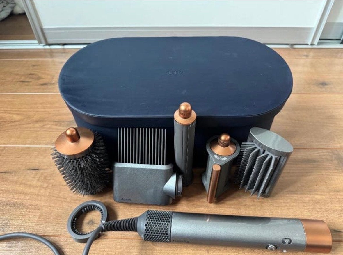 Dyson Airwrap Complete Styler HS05 met accessoires, Ophalen of Verzenden, Zo goed als nieuw, Haarverzorging